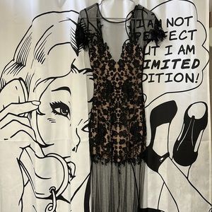 Beautiful black sheer dress